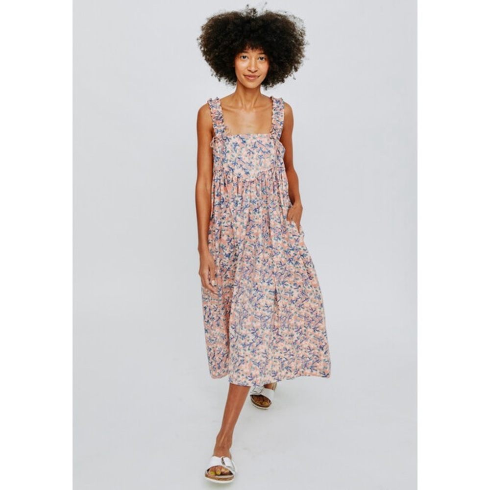 Mirth Newport Dress, Geranium print